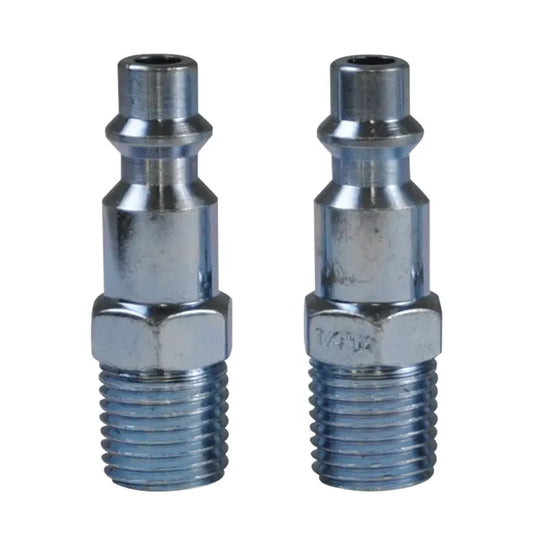 2 Piece 1/4" FNPT Industrial 'M' Style Plug Kit for Case New Holland Air Compressors