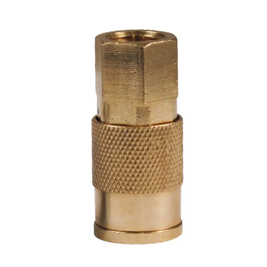 1/4" FNPT Automotive 'M' Style Coupler for Case New Holland Air Compressors