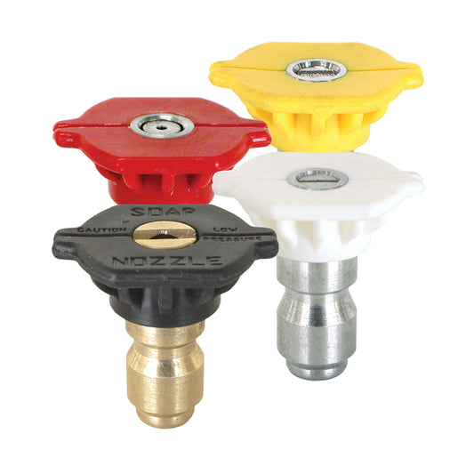 4.0 Orifice 5000 PSI Quick Connect Pressure Washer Nozzle Tips - 4 Pack