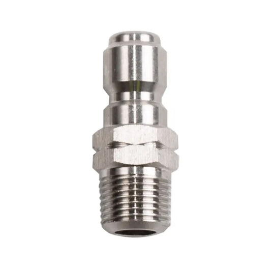 Pressure Washer Male Plug 3/8" Quick Connect – Stainless Steel Fitting