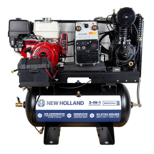 New Holland 175 PSI 19 CFM Truck Mount Air Compressor and Welder