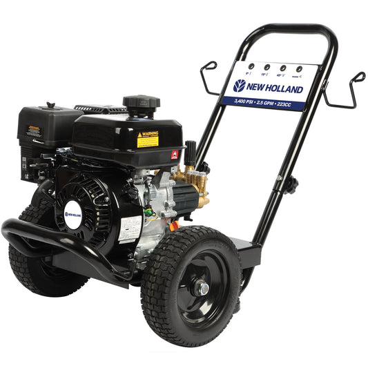 New Holland 3,400PSI 2.5GPM Cold Water Gas Pressure Washer