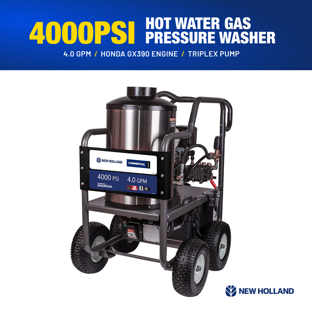 New Holland 4,000 PSI - 4.2 GPM Hot Water Pressure Washer with
