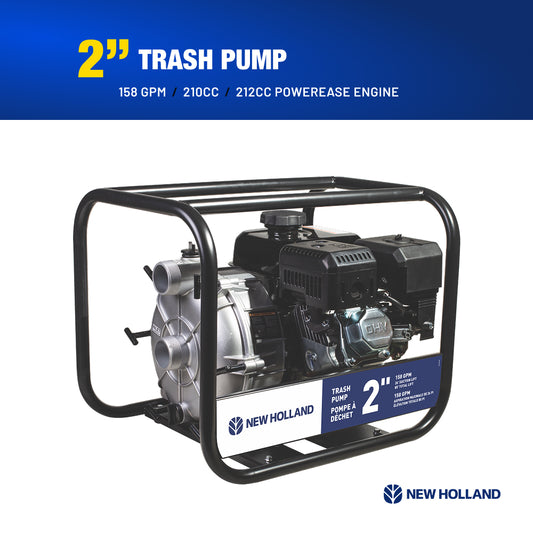 New Holland 2" 212CC Semi-Trash Pump