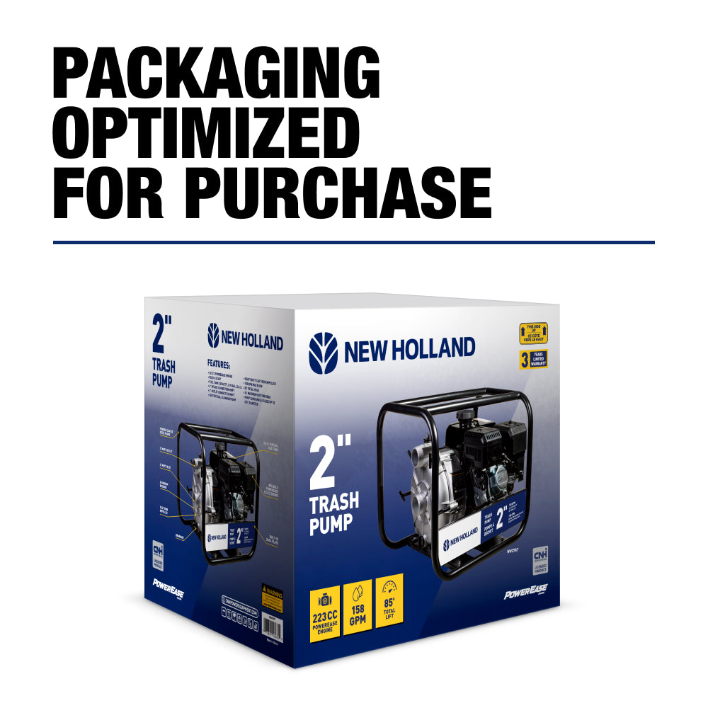 New Holland 2" 212CC Semi-Trash Pump