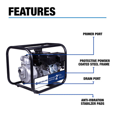 New Holland 2" 212CC Water Transfer Pump