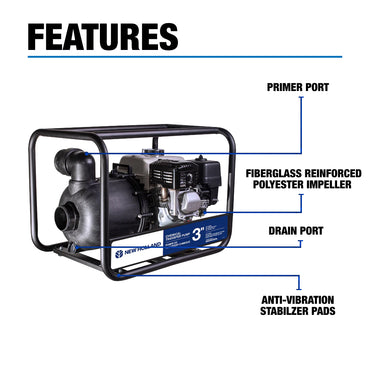 New Holland 3" 200CC Chemical Pump