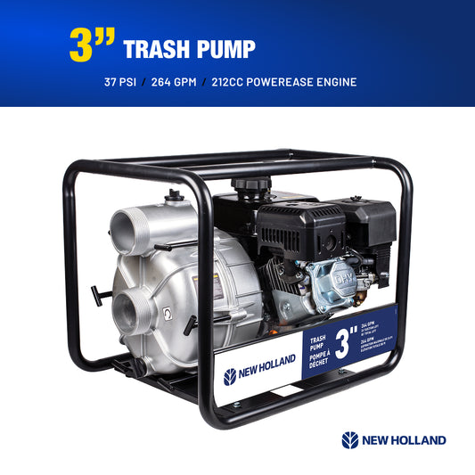 New Holland 3" 212CC Semi-Trash Pump