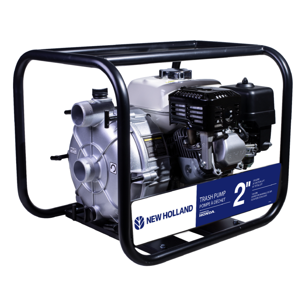 New Holland 2" 200CC 158GPM NPT Semi-Trash Pump