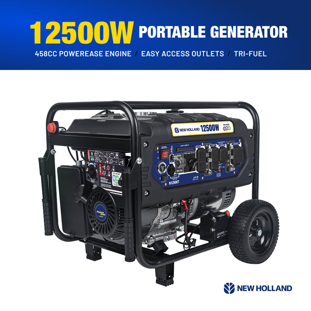 New Holland 12,500 Watt Tri-Fuel Generator – cnhnewholland