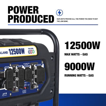 New Holland 12,500 Watt Tri-Fuel Generator