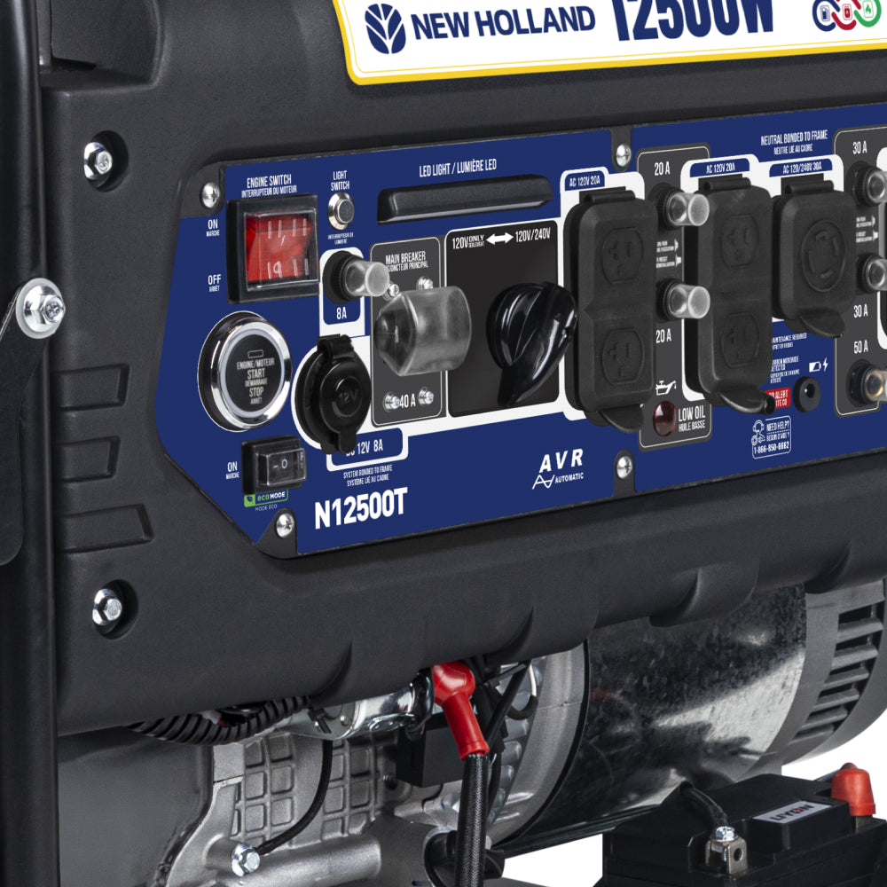 New Holland 12,500 Watt Tri-Fuel Generator