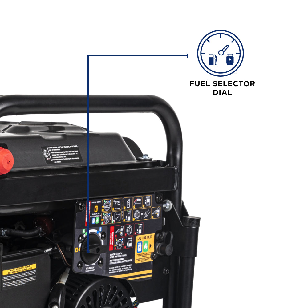 New Holland 12,500 Watt Tri-Fuel Generator