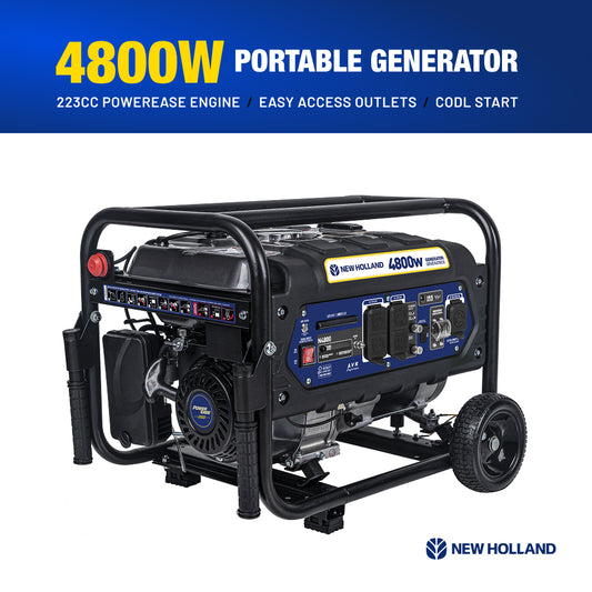 New Holland 4,800 Watt Portable Generator