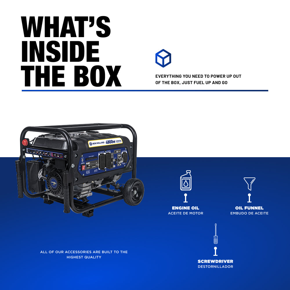 New Holland 4,800 Watt Generator