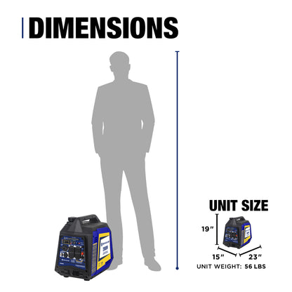 New Holland 2,800 Watt Digital Inverter Generator