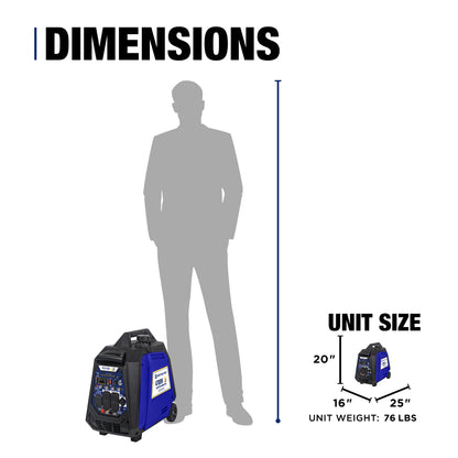 New Holland 4,700 Watt Dual-Fuel Digital Inverter Generator