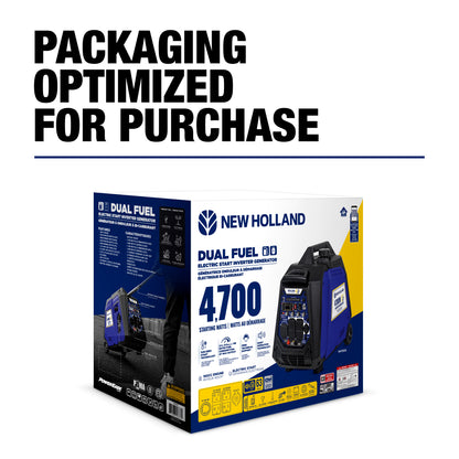New Holland 4,700 Watt Dual-Fuel Digital Inverter Generator