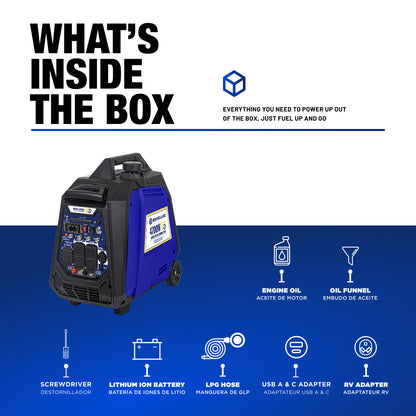 New Holland 4,700 Watt Dual-Fuel Digital Inverter Generator