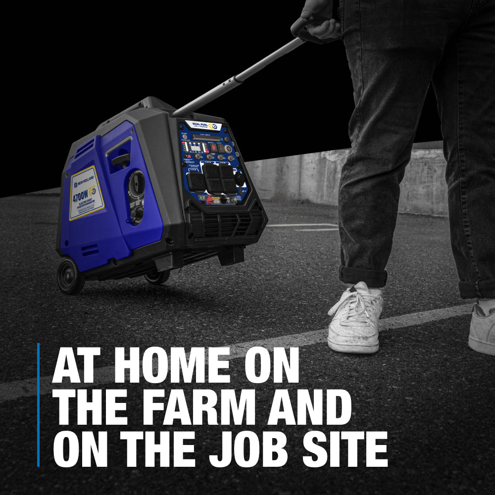 New Holland 4,700 Watt Dual-Fuel Digital Inverter Generator