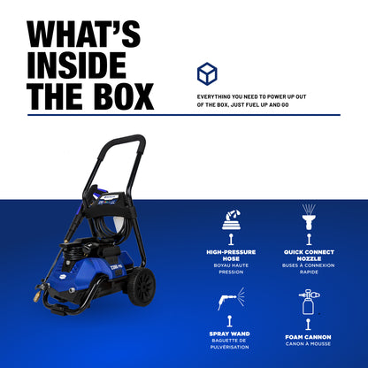 New Holland 2,300PSI 1.7GPM 2 in 1 Electric Pressure Washer
