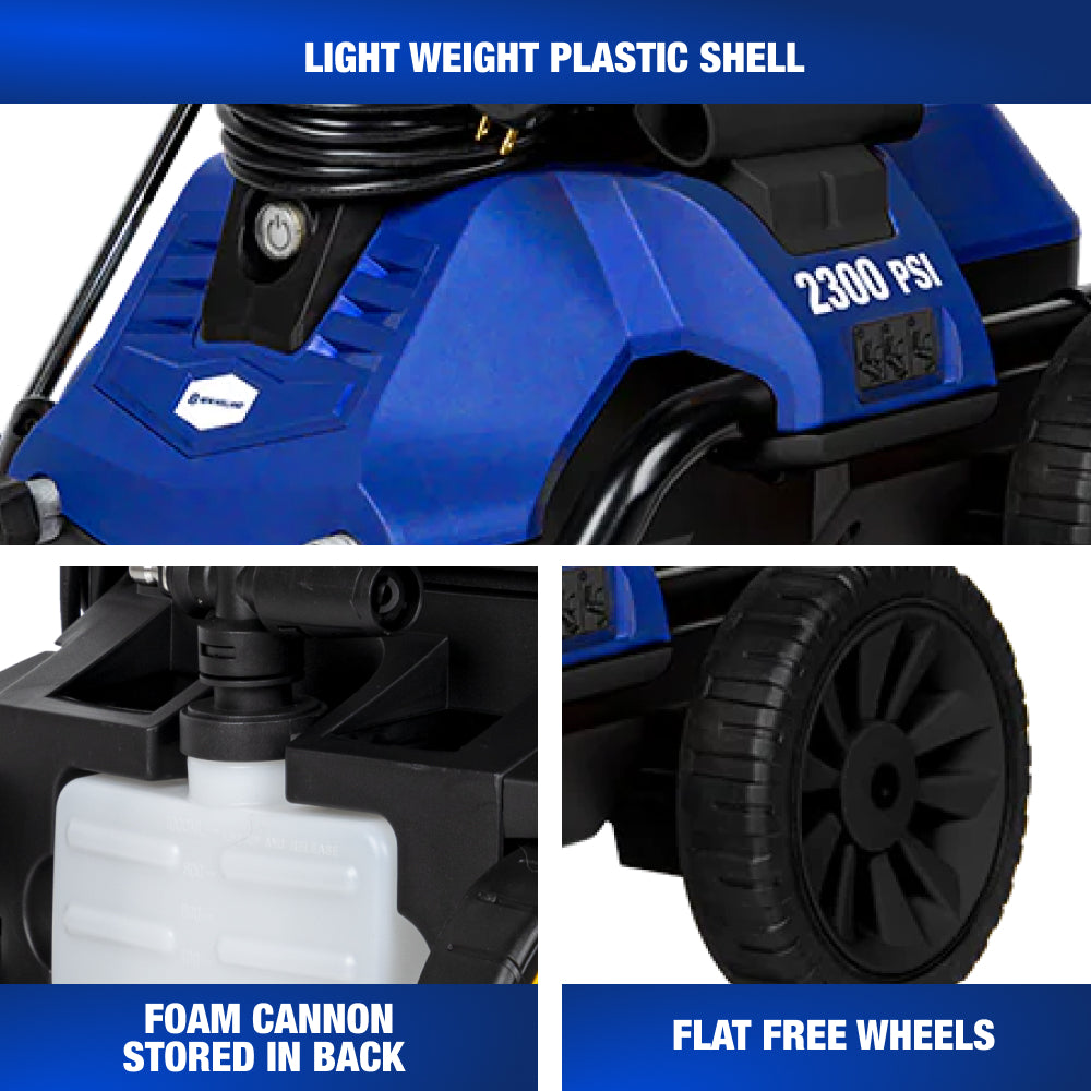 New Holland 2,300PSI 1.7GPM 2 in 1 Electric Pressure Washer