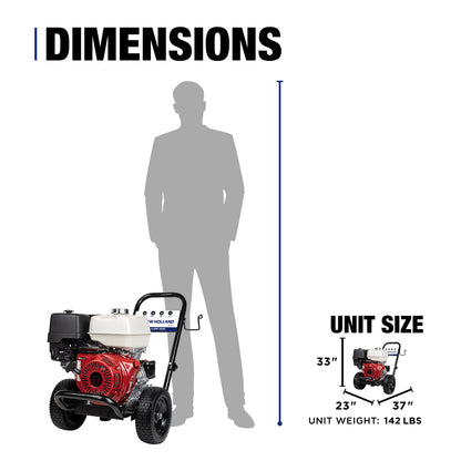 New Holland 4,200PSI 4.2GPM Cold Water Gas Pressure Washer