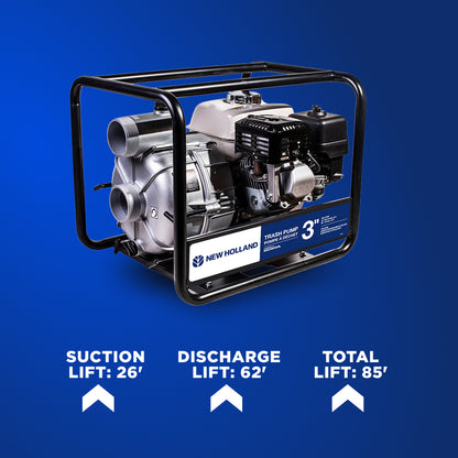 New Holland 3" 200CC 264GPM Semi-Trash Pump