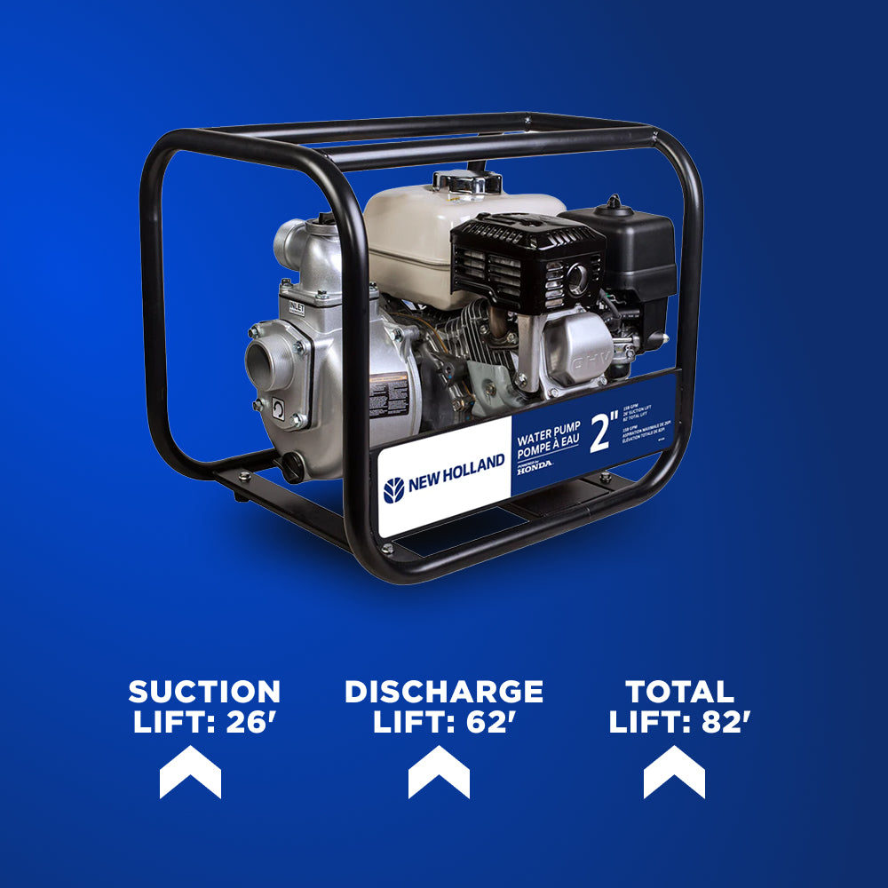 New Holland 2" 158 GPM 200CC Water Transfer Pump