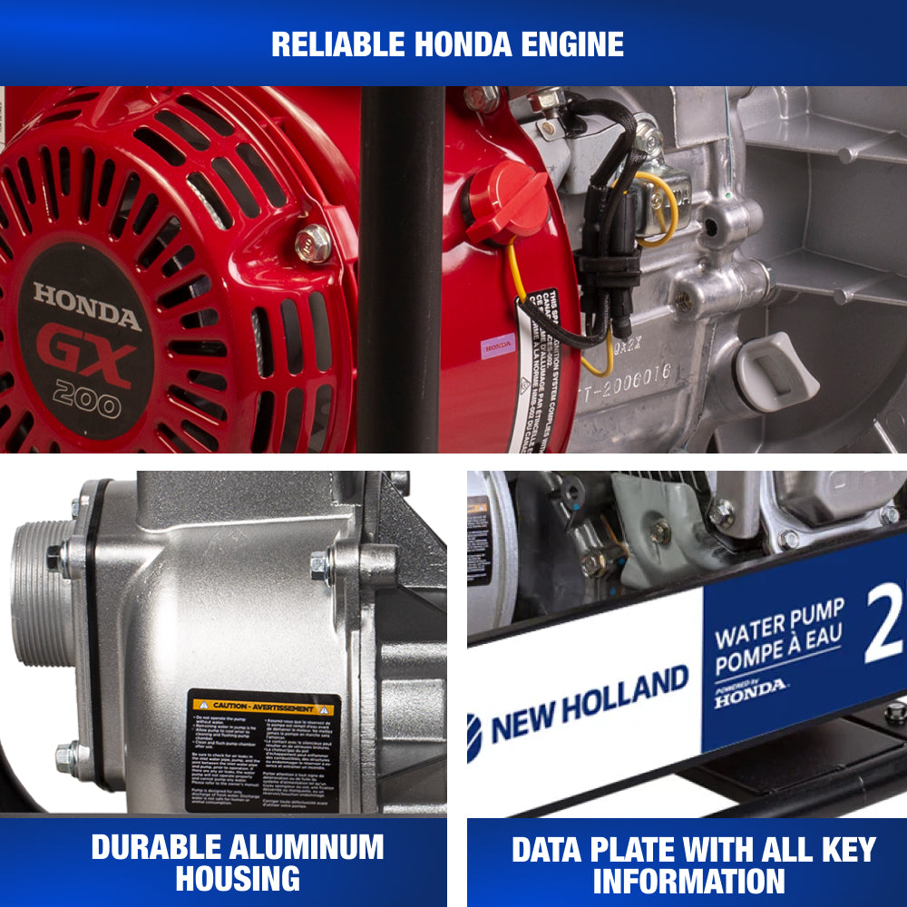 New Holland 2" 158 GPM 200CC Water Transfer Pump