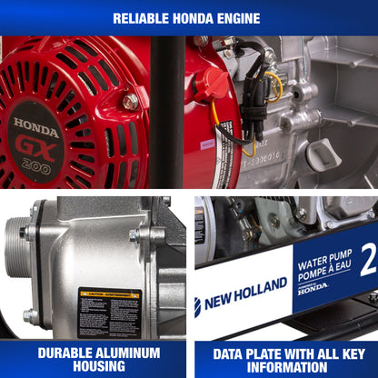 New Holland 2" 158 GPM 200CC Water Transfer Pump