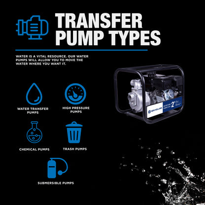 New Holland 2" 212CC Water Transfer Pump