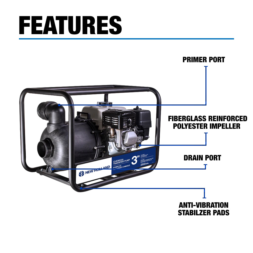 New Holland 3" 200CC Chemical Pump