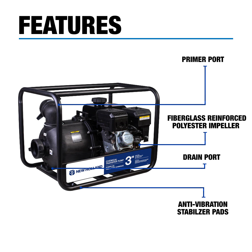 New Holland 3" 223CC Chemical Pump