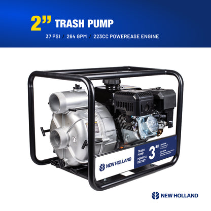 New Holland 3" 212CC Semi-Trash Pump